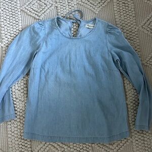 Madewell Chambray Top